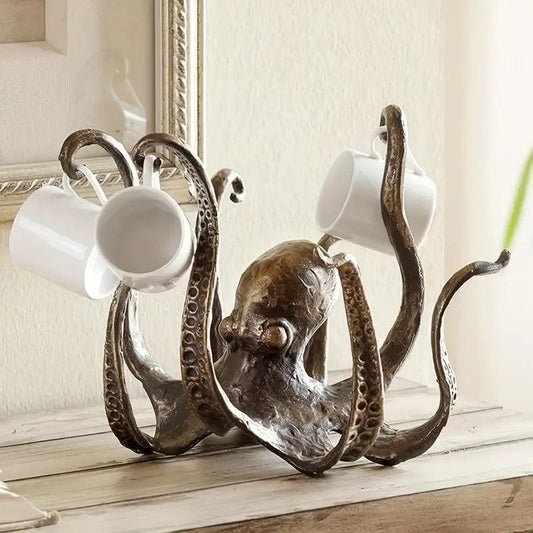 Nautilus Resin Octopus Table Decor